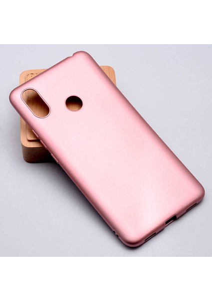 Xiaomi Mi Max 3 Kılıf Silikon Yumuşak Dokulu Premium- Rose Gold
