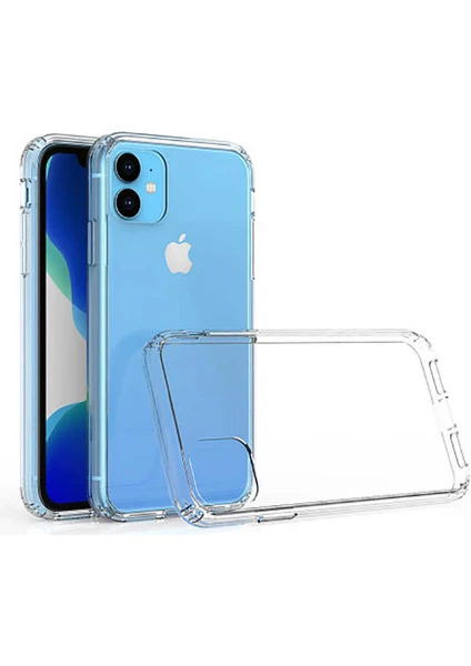 Apple iPhone 11 Kılıf Darbe Emici Anti Shock Tpu Silikon