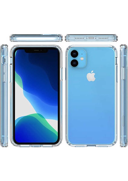 Apple iPhone 11 Kılıf Darbe Emici Anti Shock Tpu Silikon