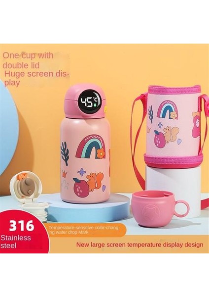 Erkekler ve Kızlar Için 500ML Akıllı Termos Kupası 316 Pasalı Paslanmaz Çelik Termos Kupası(Yurt Dışından) indirimleri