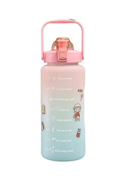 Gökkuşağı Renk Eşleşen Su Kupası(Yurt Dışından)