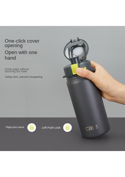 600ML Straw Thermos Kupası(Yurt Dışından) fırsatları