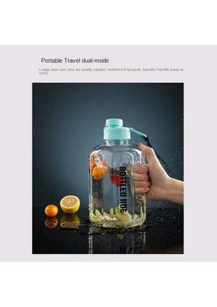 Gradyan Su Şişesi, Dış Mekan Fitness Kettle, Spor Büyük Kapasiteli Plastik Su Kupası, Taşınabilir Big Mac, Net Kırmızı Ton Kovası(Yurt Dışından) fiyatları