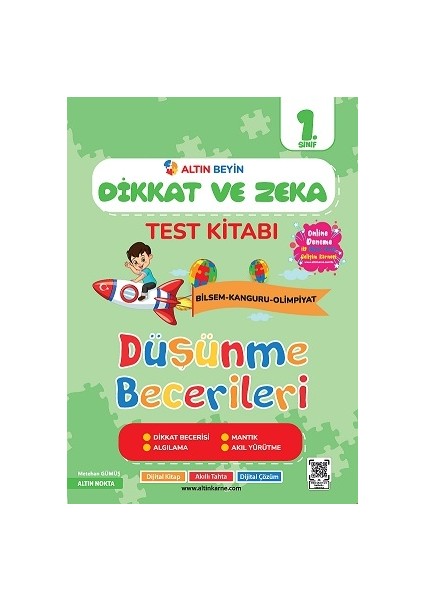 1. Sınıf Tüm Dersler Soru Bankası Bilsem ve Dikkat ve Zeka Kitabı