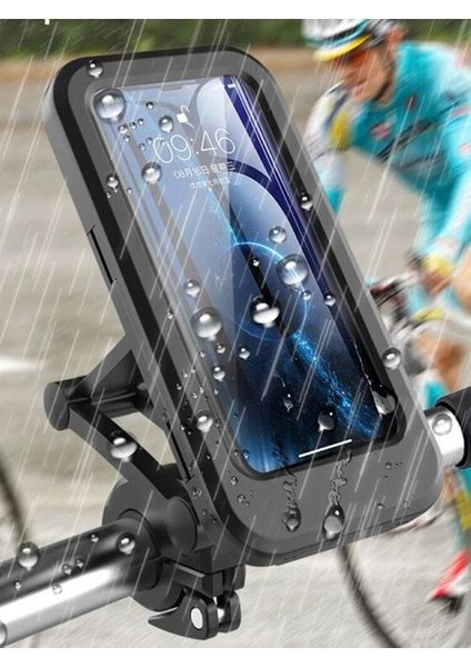 Su Geçirmez Kılıf Motosiklet Desteği Telefon Tutucu 360 Rotasyon Bisiklet Braketi Için iPhone Xs 11 Pro Max Xr 56 7 8 Artı Telefon Standı | Telefon Tutucular ve duruş(Yurt Dışından)