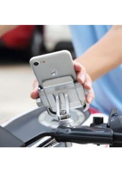 Alüminyum Alaşım Motosiklet Motosiklet Gidon Telefon Tutucu(Yurt Dışından) fırsatları