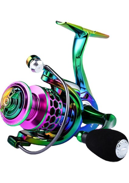 Luya Acemi Uzun Atma Anti-Presploding Hat Balıkçılık Makarası, Deniz Balıkçılığı Sığ Kupası Renkli Metal 14+1 Uzun Atış Döndürme Tekerleği(Yurt Dışından)