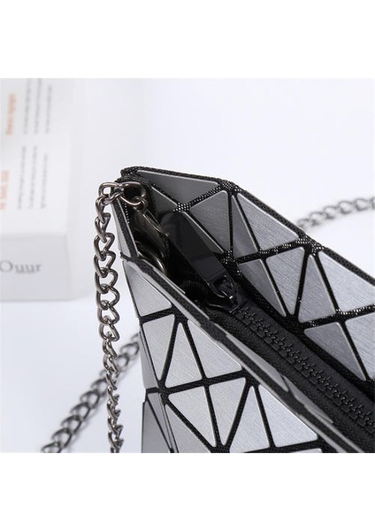 Pvc Kozmetik Çanta, Mat Rhombus Bir Omuz Su Geçirmez Katlanır Taşınabilir Fermuar Kozmetik Çantası(Yurt Dışından) fiyatları