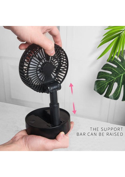 USB Şarj El Küçük Fan Taşınabilir Açık Mini Yaratıcı Masaüstü Ofis Katlanır Teleskopik Fan (Yurt Dışından) fırsatları