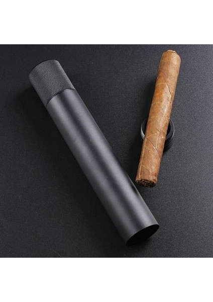 Üç Onezınc Alaşımlı Puro Tüpü ile Puro Tutucu Rendelenmiş Tütün Bin Çok Fonksiyonlu Puro Nemlendirici Tüp Seyahat Taşınabilir | Puro Aksesuarları modelleri