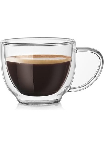 Çift Katmanlı Cam Kahve Fincanı Süt Suyu Fincan Ev Içme Fincan Çay Fincanı Kupa Bir Bardak ile (Yurt Dışından)