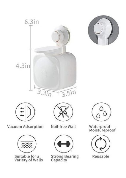 Silikon Push Tipi Sabunluk Tüm Sabun Için Sabun Dağıtıcı Restoran Otel Mutfak Için Şişe Dağınıklığı Ortadan Kalmak Otel Mutfak Push Tip Sabunluk | Sıvı Sabunluk (Yurt Dışından)