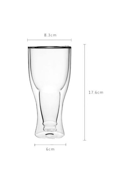Kokteyl Bardağı Kupa Çift Duvar Bira Şarap Kadehi Viski Şampanya Cam Kahve Fincanı Votka Kupalar Şişe Stil Drinkware | Bira Steins (Yurt Dışından)