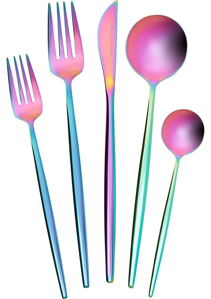 Orion Rainbow 30 Parça 6 Kişilik Çatal Kaşık Bıçak Seti