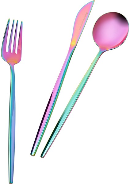 Orion Rainbow 30 Parça 6 Kişilik Çatal Kaşık Bıçak Seti