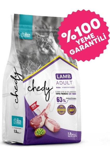 Kuzu Etli Yetişkin Kedi Maması 10 kg