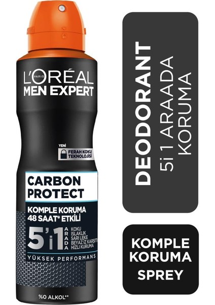 Carbon Protect Bakım Seti Deodorant + Roll-On + Duş Jeli