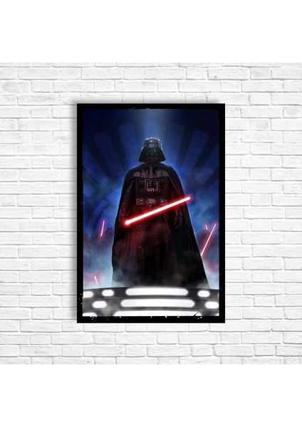 Trend Poster Star Wars Retro Ahşap Poster