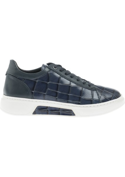 Kroko Detaylı Özel Tasarım Sneakers