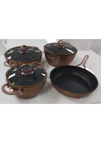 6041 Inci 7 Prc Granit Set Bakır