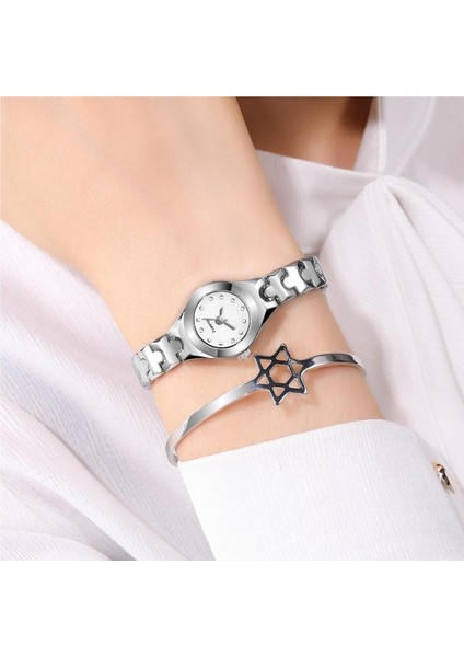 Küçük Kasa Metal Kadın Kol Saati KKS00010