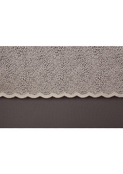 Mikro Model Vizon Renk Hazır Dikilmiş Pileli Fon Perde 300 x 260 cm