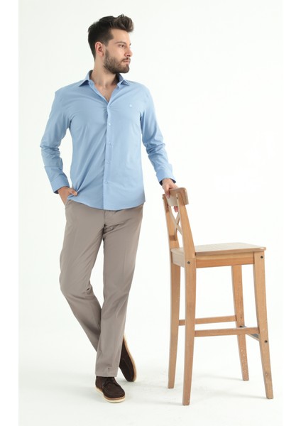 Erkek U.kol Slimfit Gömlek 1064