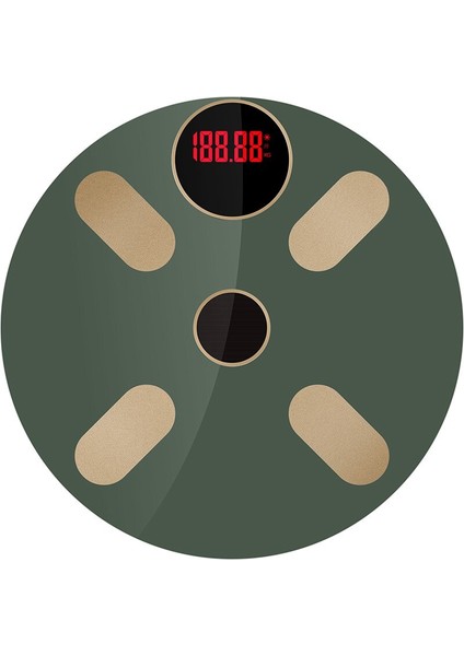 Bluetooth Teraziler Banyo Tartısı Vücut Yağ Ölçeği Tartı Akıllı LED Ekran Dijital Tartı Vücut Ağırlığı Ev Vücut Yağ Ölçeği (Yurt Dışından)