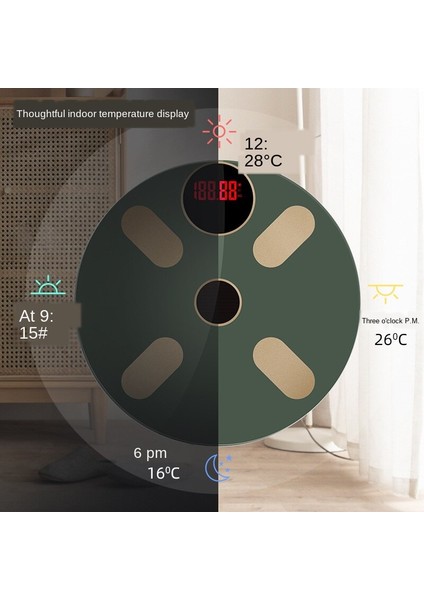 Bluetooth Teraziler Banyo Tartısı Vücut Yağ Ölçeği Tartı Akıllı LED Ekran Dijital Tartı Vücut Ağırlığı Ev Vücut Yağ Ölçeği (Yurt Dışından) modelleri