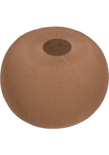 El Yapımı Yayvan Örgü Puf Tarçın fiyatları