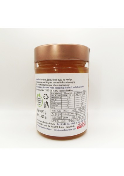Anniçka Portakal ve Çıtır Balkabağı Reçeli 2X400 gr fiyatları