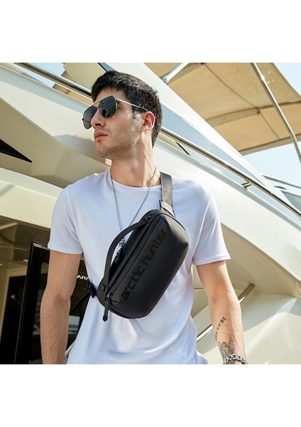 Erkek Crossbody Çantası Omuz Çantası Eğlence Fonksiyonu Çantası