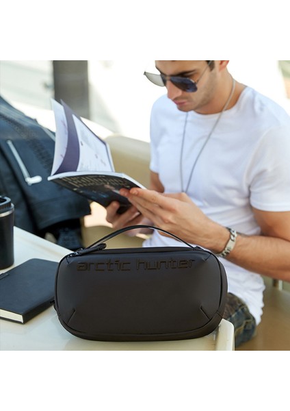 Erkek Crossbody Çantası Omuz Çantası Eğlence Fonksiyonu Çantası
