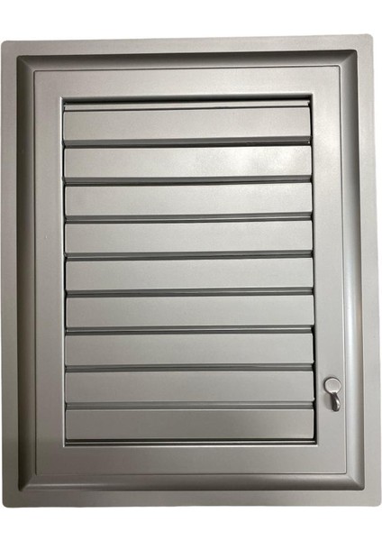 Plastik Menfez 35X45 Gümüş Banyo Wc Havalandırma