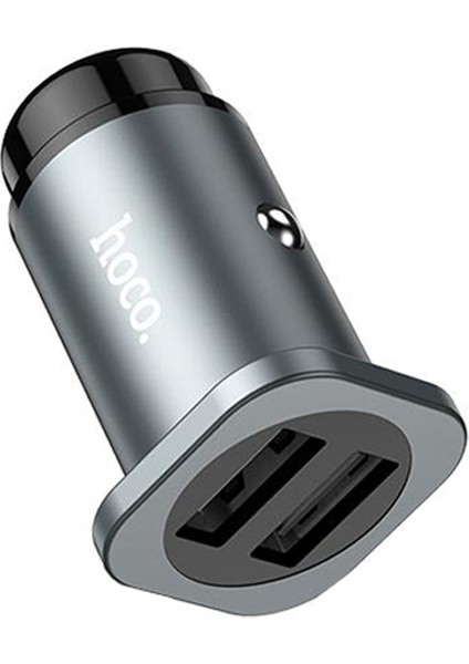 Hoco Nz4 Çift USB 24W Hızlı Şarj Araç Çakmaklık Şarj Adaptörü Oto Şarj Başlığı ALL-35359