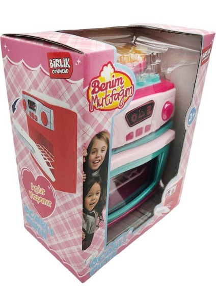 Kutulu Ocaklı Mini Fırın Pembe Evcilik Mutfak Oyun Seti indirimleri