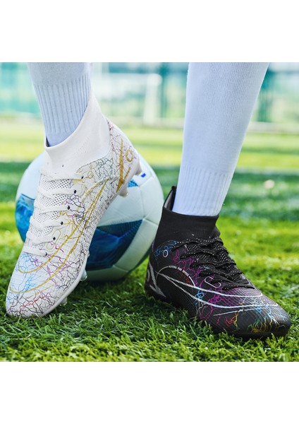 Erkek Boys Kramponlar Futbol Ayakkabıları Çocuklar Takım Spor Eğitimi Futbol Ayakkabıları fırsatları