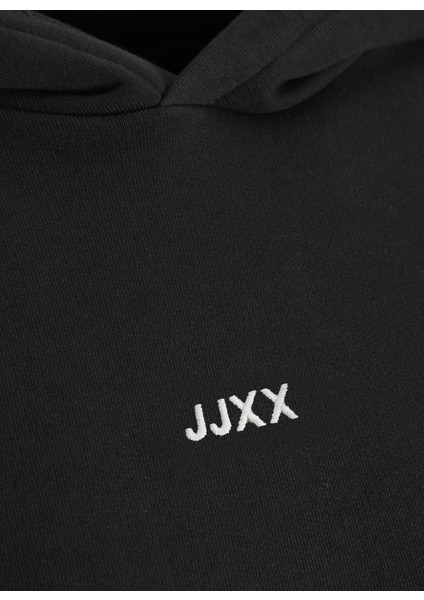 Yuvarlak Yaka Düz Siyah Kadın Sweatshirt 12200382 fırsatları