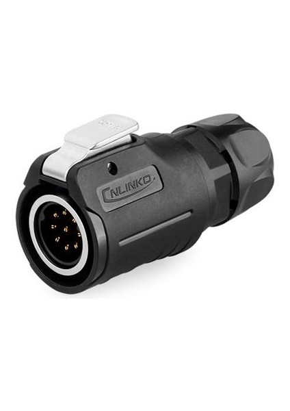 LP-16-C09PE-01-001 9-Pin Su Geçirmez Konnektör - Erkek