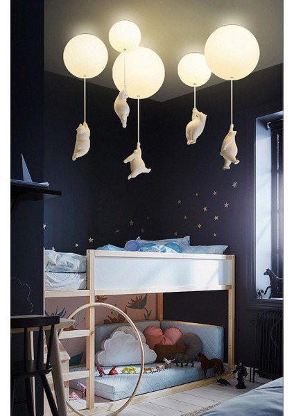 Modern Karikatür Kutup Ayısı Yaratıcı Plafonyer Günışığı Şekil Avize (Yurt Dışından) fırsatları