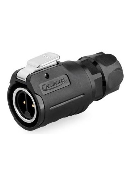 LP-16-C02PE-01-001 2-Pin Su Geçirmez Konnektör - Erkek