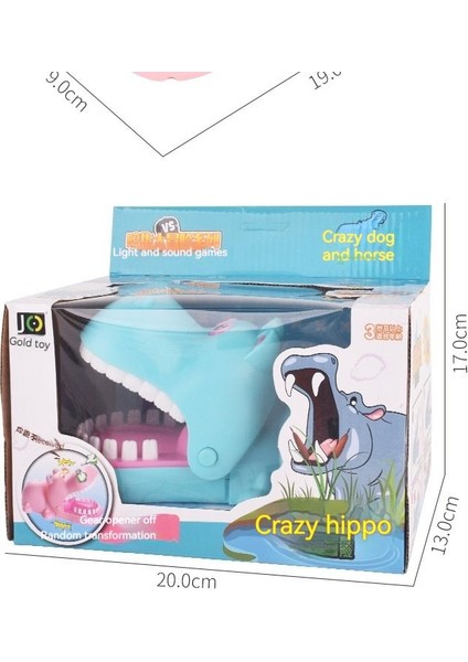 Yaratıcı Hippo Zor Diş Dekompresyon Oyuncak(Yurt Dışından)