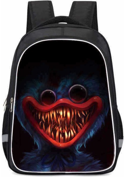 Fıy Çocuklar Için Poppy Playtime Figürlü Okul Sırt Çantası - Çok Renkli (Yurt Dışından)