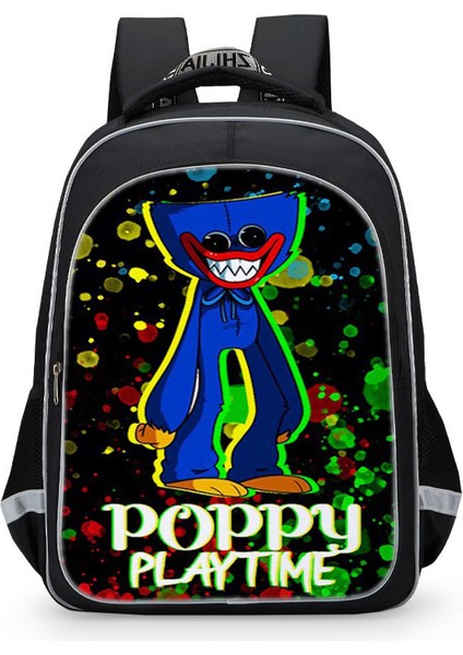 Fıy Çocuklar Için Poppy Playtime Figürlü Okul Sırt Çantası - Çok Renkli (Yurt Dışından)