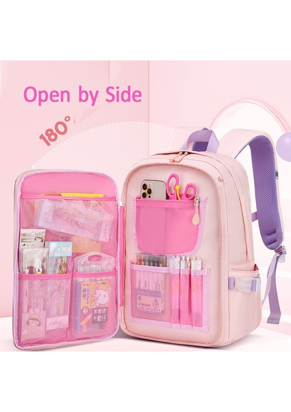 Fada Su Geçirmez Büyük Kapasiteli Ilkokul Sırt Çantası - Mavi (Yurt Dışından) fiyatları