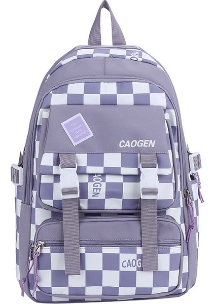 Senlınlı Dama Tahtası Sırt Çantası (Yurt Dışından)