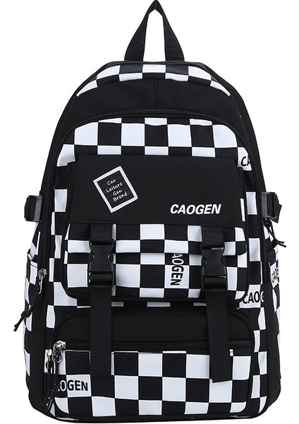 Senlınlı Dama Tahtası Sırt Çantası (Yurt Dışından)