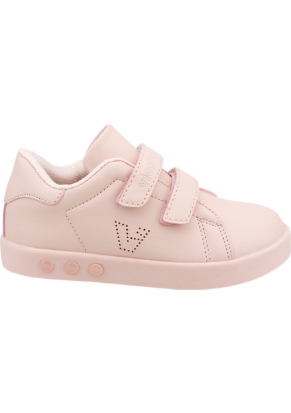 313.E19K.100 Oyo Işıklı Kız/Erkek Çocuk Spor Ayakkabı Pudra