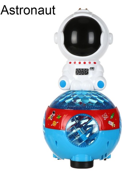 Taşınabilir Ses Efektli Oyuncak Robot - Mavi (Yurt Dışından)