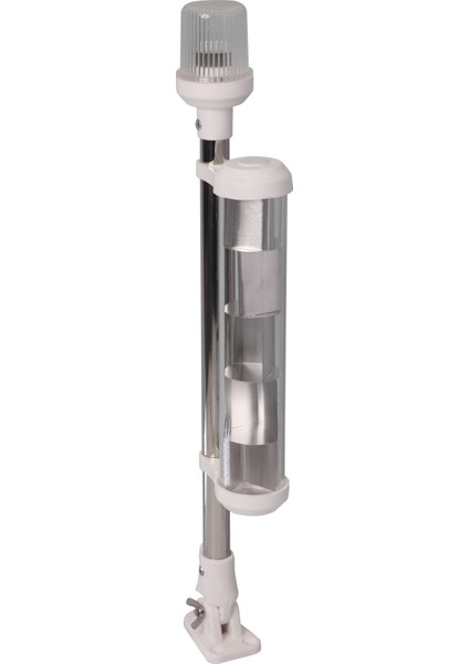 Çıpa Fenerli Reflektörlü Bayrak Direği 12V 40CM Ledli